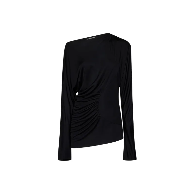 KHAITE Ciro Long Sleeved Boat Neck Top-0