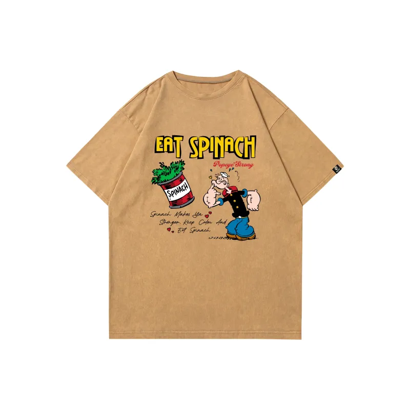 POPEYE Drop Shoulder Sleeve T Shirt Unisex-4