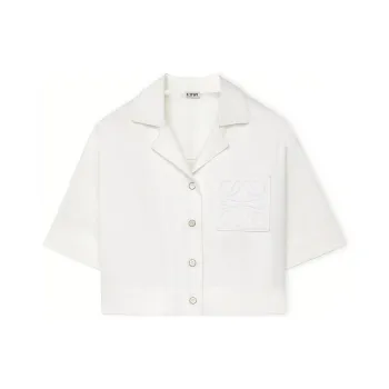 LOEWE FW23 Crop Tops Women's White