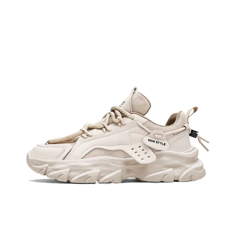 OFFER AITR Cushioning Slip Resistant Height Increasing Low Top Chunky Sneakers Men's-14