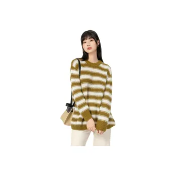 Elva' Island Sweater Women's Yellow Green
