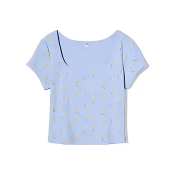 UNIQLO Princesse Tam Tam Collaboration T Shirts Women's Blue