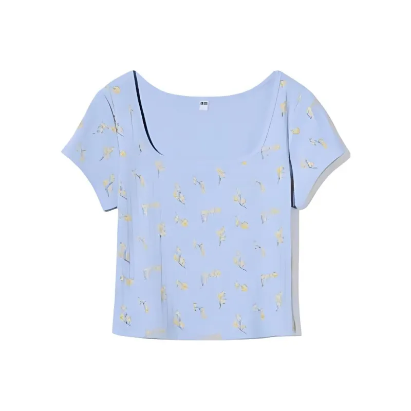 UNIQLO x Princesse Tam Princesse Tam Collaboration T Shirt Women's Blue-0