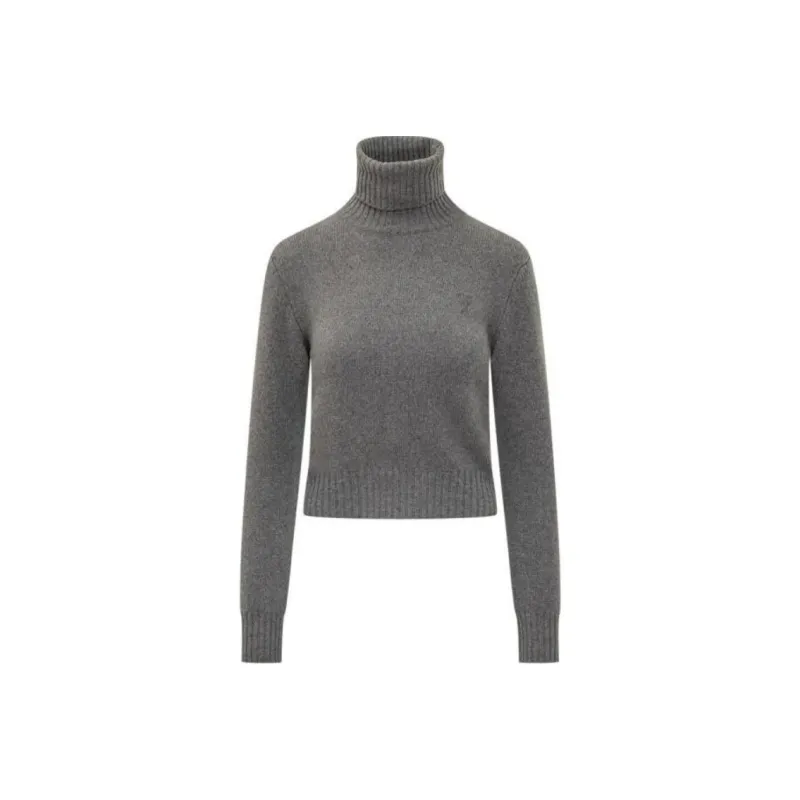 AMIPARIS Paris Ami De Coeur Turtleneck Knitted Jumper-0