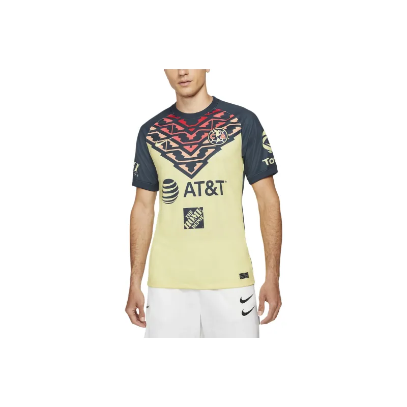 Nike Club América Soccer Jerseys Men's Lemon Chiffon-0