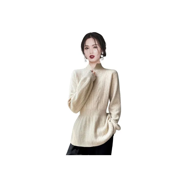 Daisy Sweater Women's Brown Goat Cashmere-0