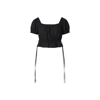 UNIQLO SS24 Crop Tops Women's Black