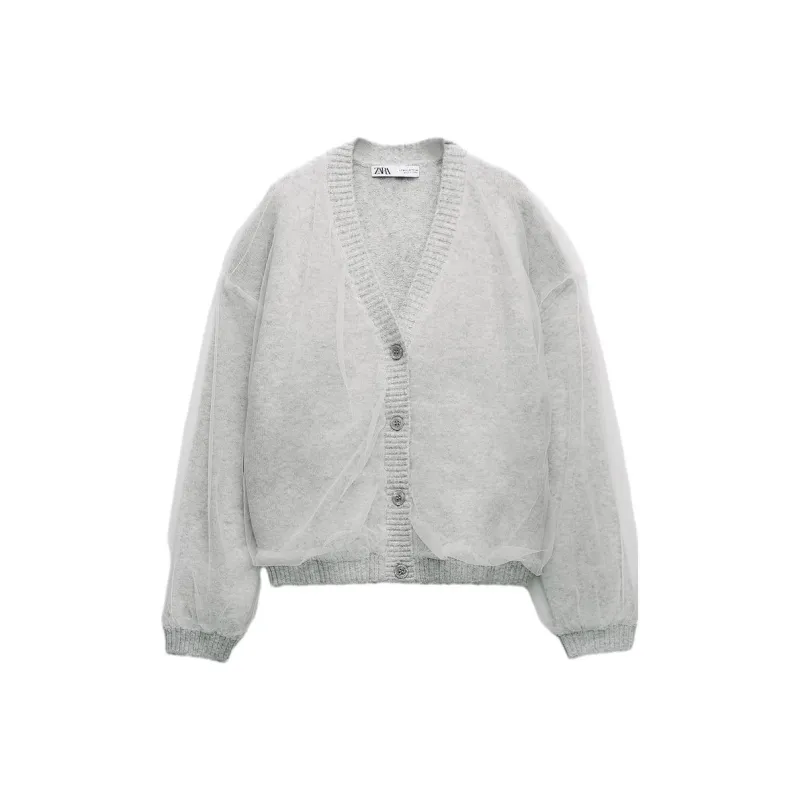 ZARA Sweaters Women's Gray-0