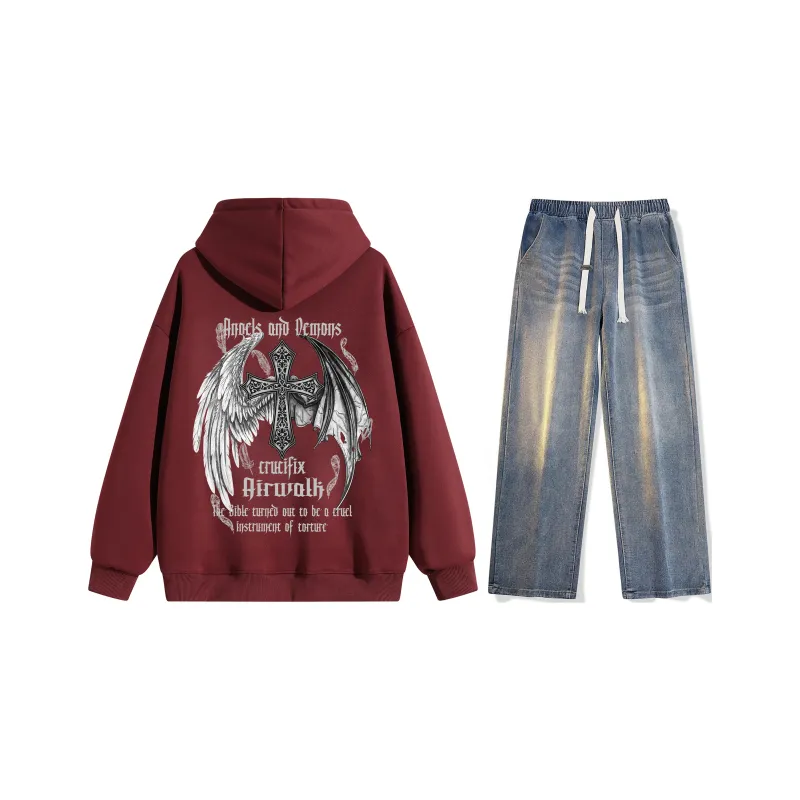 Airwalk Sweatshirt Sets Unisex-24