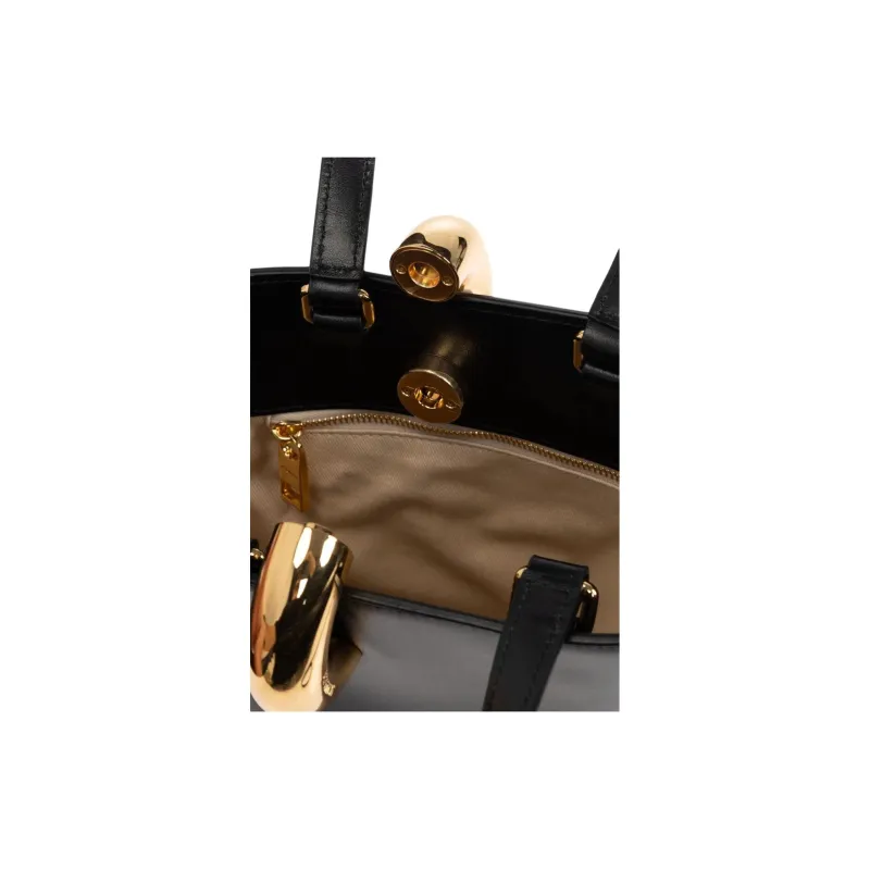 Jacquemus Calfskin Bucket Bag, Shoulder Bag, Crossbody Bag, Handbag Mini Women's Black-4
