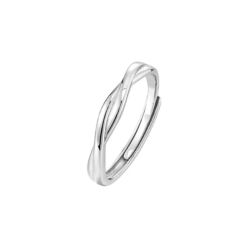 MAGICPOLE Zircon Rings Unisex Silver-1