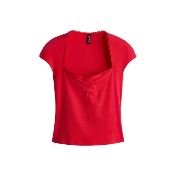 H&M T Shirts Women's Red
