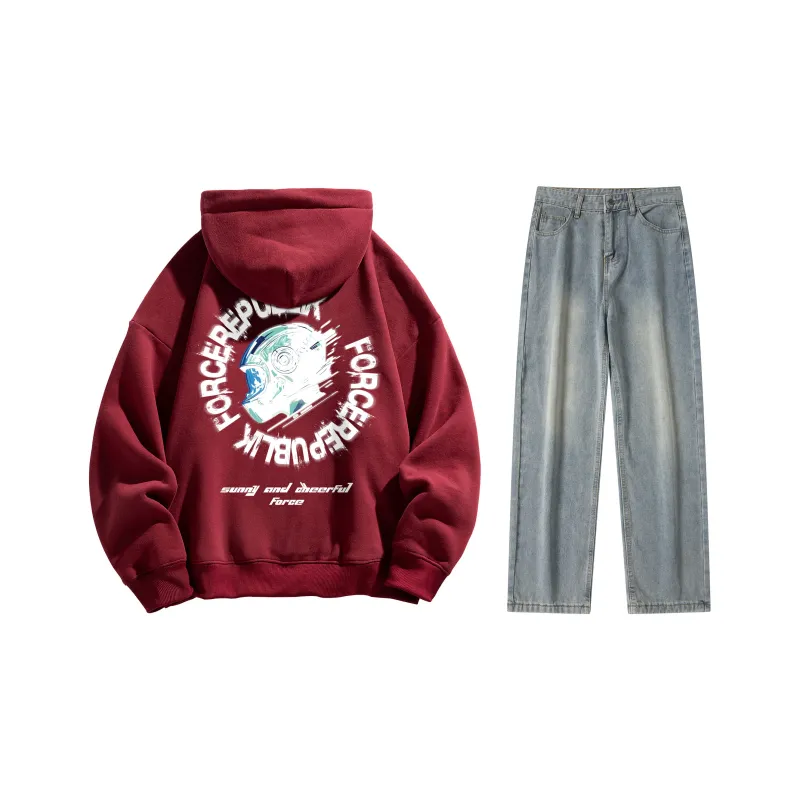 FORCEREPUBLIK Sweatshirt Sets Unisex-10