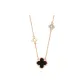 Wish Black Agate Necklace