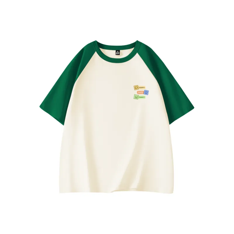 Cotton Raglan Sleeve T Shirt Women's-0