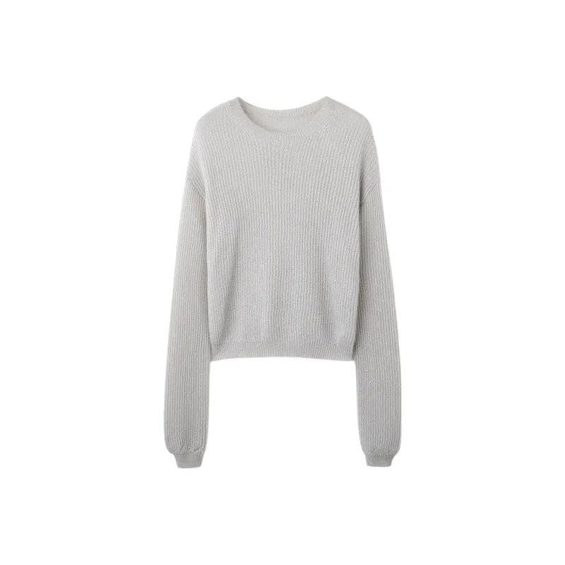 TKY SHOP Sweaters Women's Chasing Light Silver-0