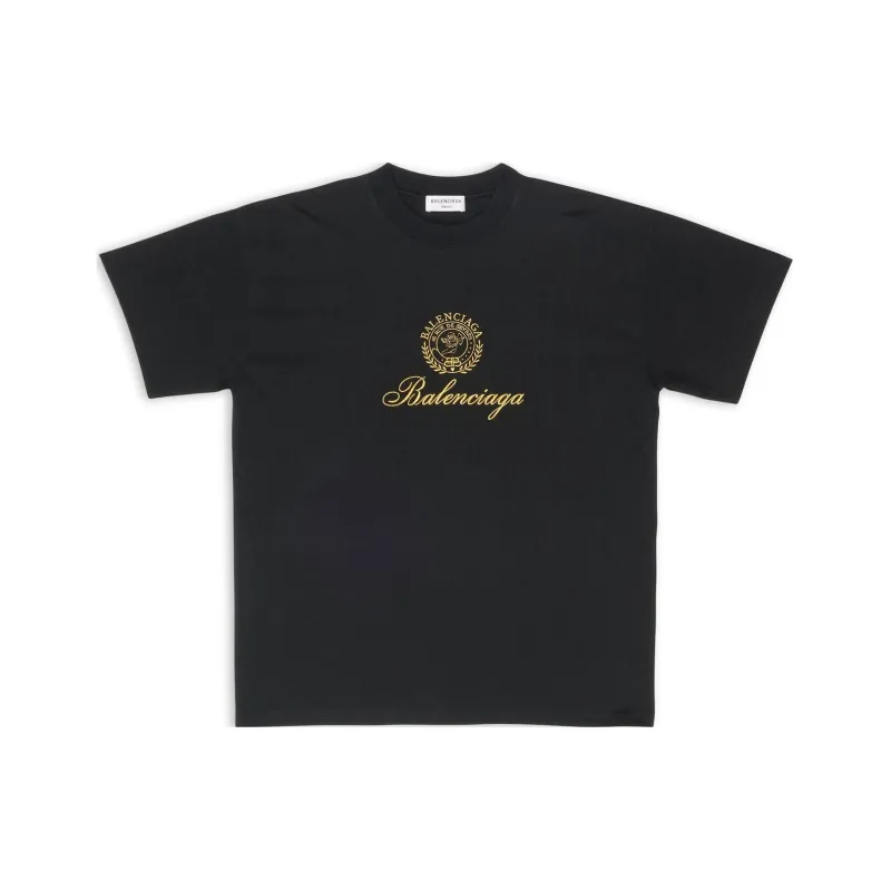 Balenciaga Chinese Valentine's Day T-Shirts Women's Black-0