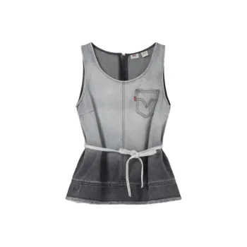 Levi's Tank Top Women's Gray White