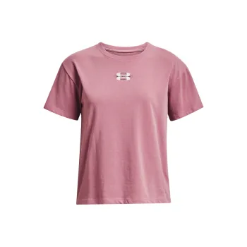 Under Armour Crest T Shirt Women's Pink