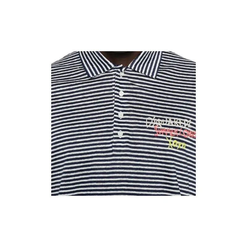 DSQUARED2 Linen Polo Shirt-3