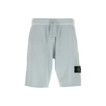 STONE ISLAND Casual Shorts Men's Light Blue