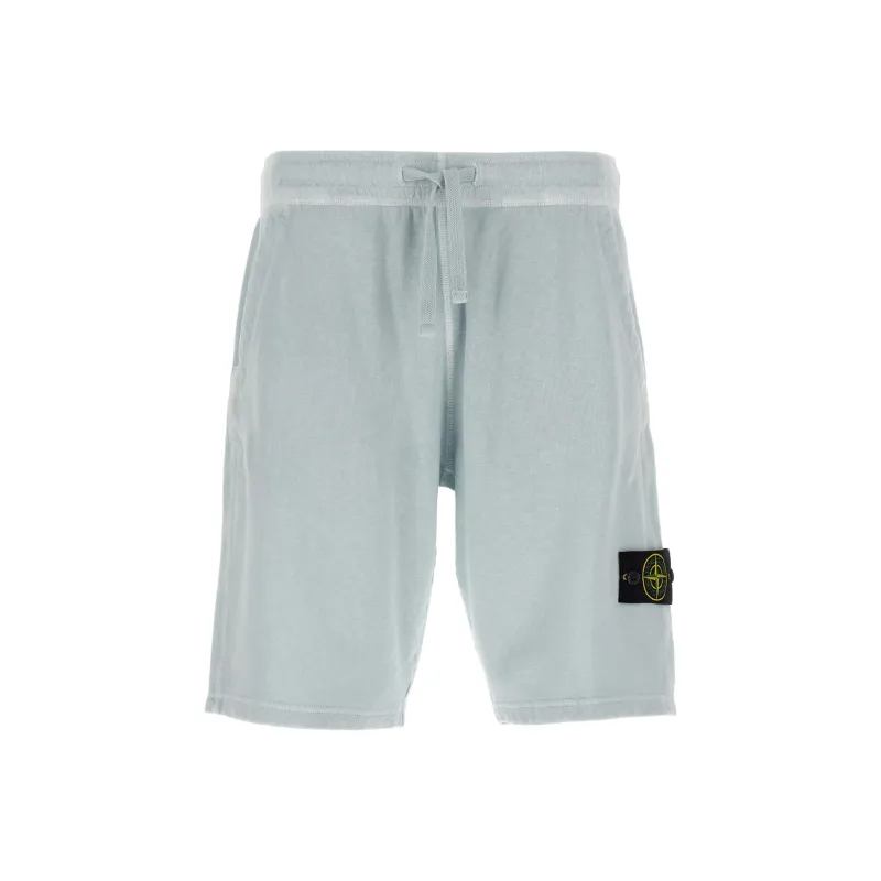 STONE ISLAND Casual Shorts Men's Light Blue-0