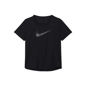 Nike Dri FIT Swoosh Women's Short Sleeve Running Top Black
