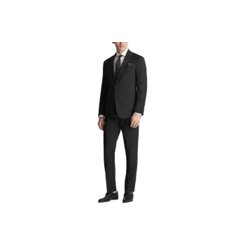 Polo Ralph Lauren Gregory Hand-Tailored Wool Serge Suit Business Suits Men's Black