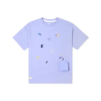 Converse Set in Sleeve T Shirt Women's Light Purple
