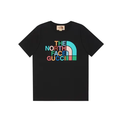 GUCCI X The North Face Cotton T shirt Black/Multicolor