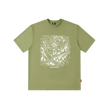 YUZHAOLIN Washable Distressed Short Sleeved Cartoon Half Sleeve T Shirt Unisex