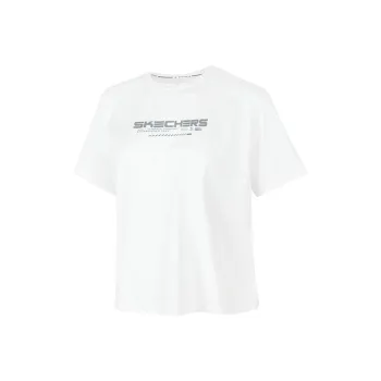 Skechers T Shirt Women's Bright White