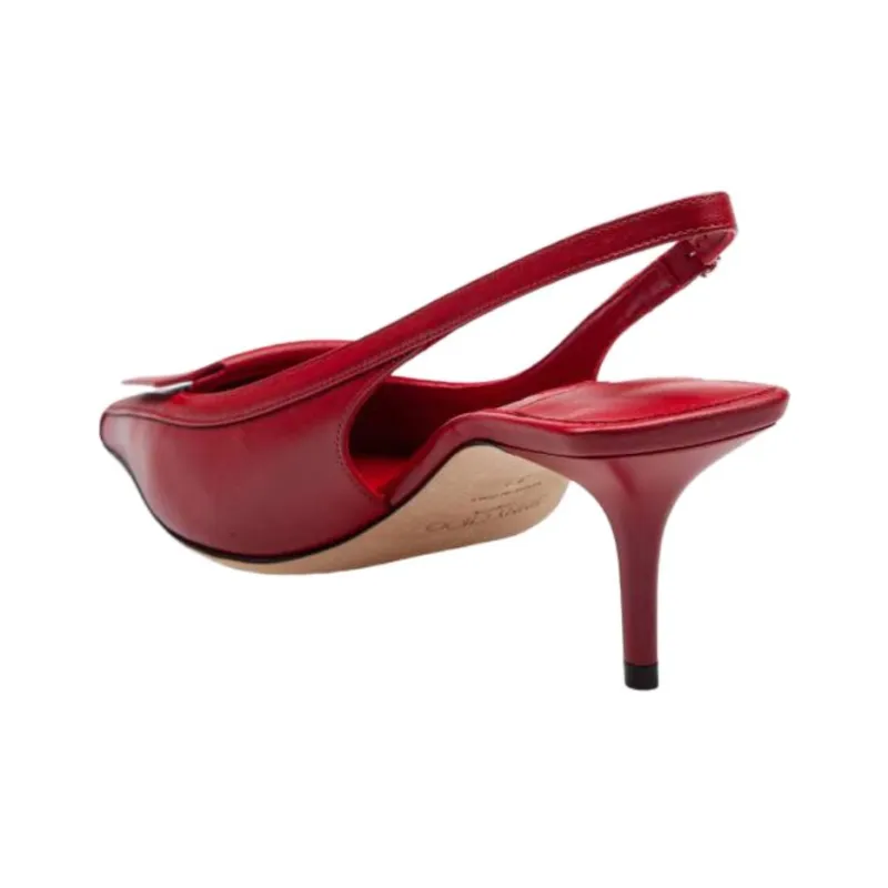 Jimmy Choo Frances Slim Heel High Heels 6cm Women's Red-3