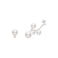 Star Dot Hoop Earrings[Suspended on The Right Side | Asymmetrical Style]