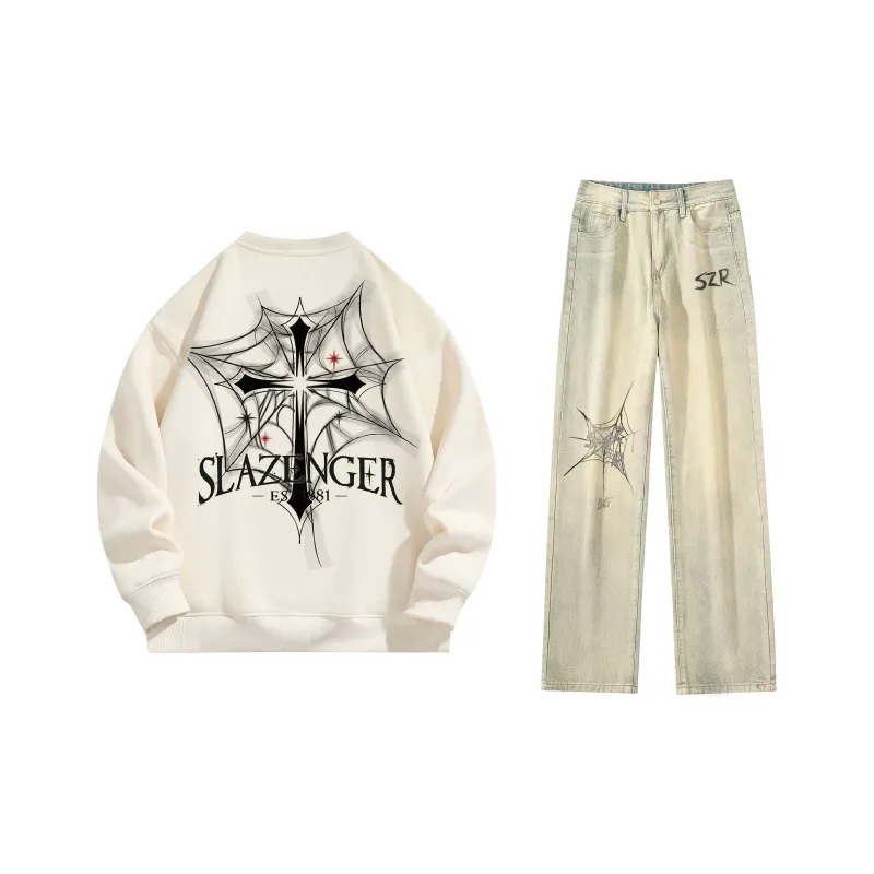 Slazenger Sweatshirt Set Unisex-17