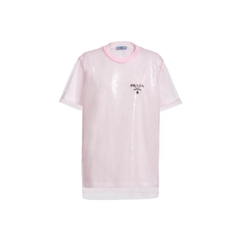 PRADA T-Shirts Women's Pink-0