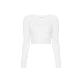 MaxMara V Neck Long Sleeved Top