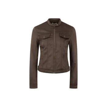 Ariseism Hot Girl Suede Short Coat, Versatile Stand Collar Top For Autumn And Winter Women's