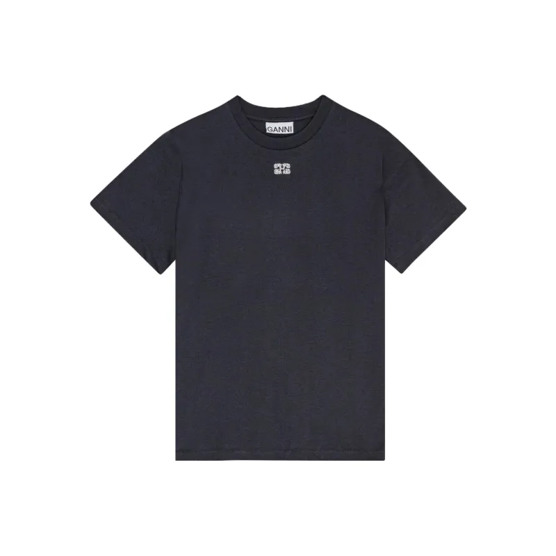 GANNI Relaxed Embellished T-Shirt-0