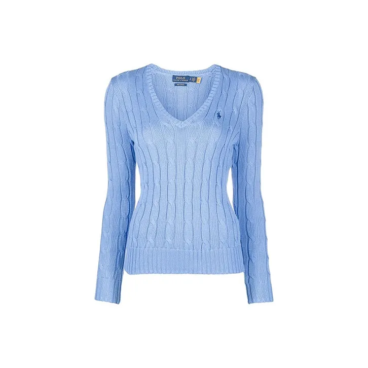 Polo Ralph Lauren Kimberly Cable-Knitted V-Neck Jumper-0