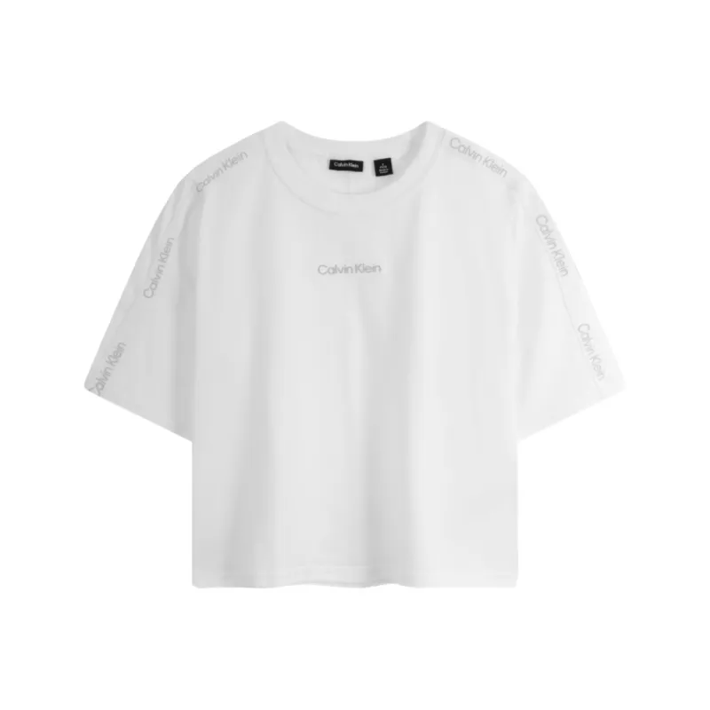 CALVIN KLEIN SS24 Series Drop Shoulder Sleeve T Shirt Women's-2