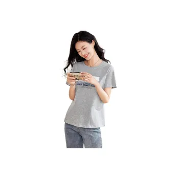 Mo Han Yi Mei T Shirt Women's Gray