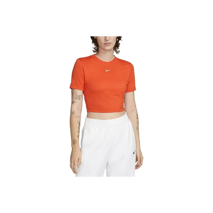 Nike Sportswear Essentials Series T Shirt Women's Orange-0