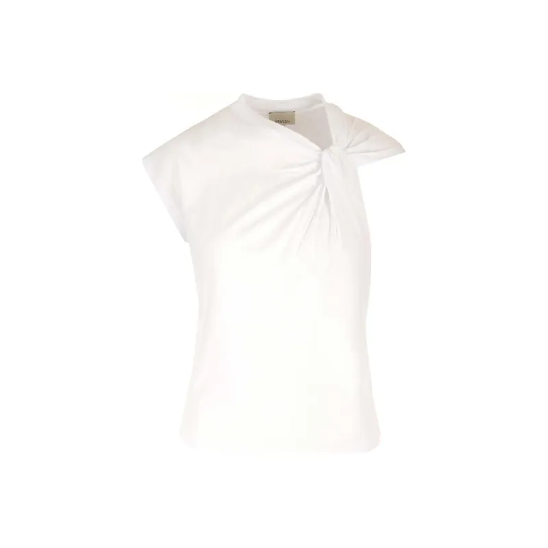 ISABEL MARANT Nayda Twist Detailed T Shirt-0