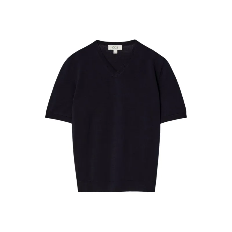COS T Shirts Women's Navy Blue-0