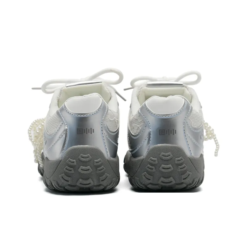 Circle Small Cushioning, Slip Resistant, Breathable, Supportive, Lightweight Low Top Chunky Sneakers Women's-5