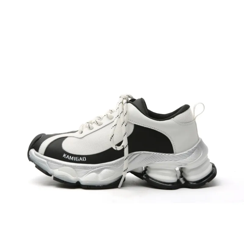 STELLA WEISZ Cushioning, Slip Resistant, And Abrasion Resistant Low Top Chunky Sneakers Women's-6