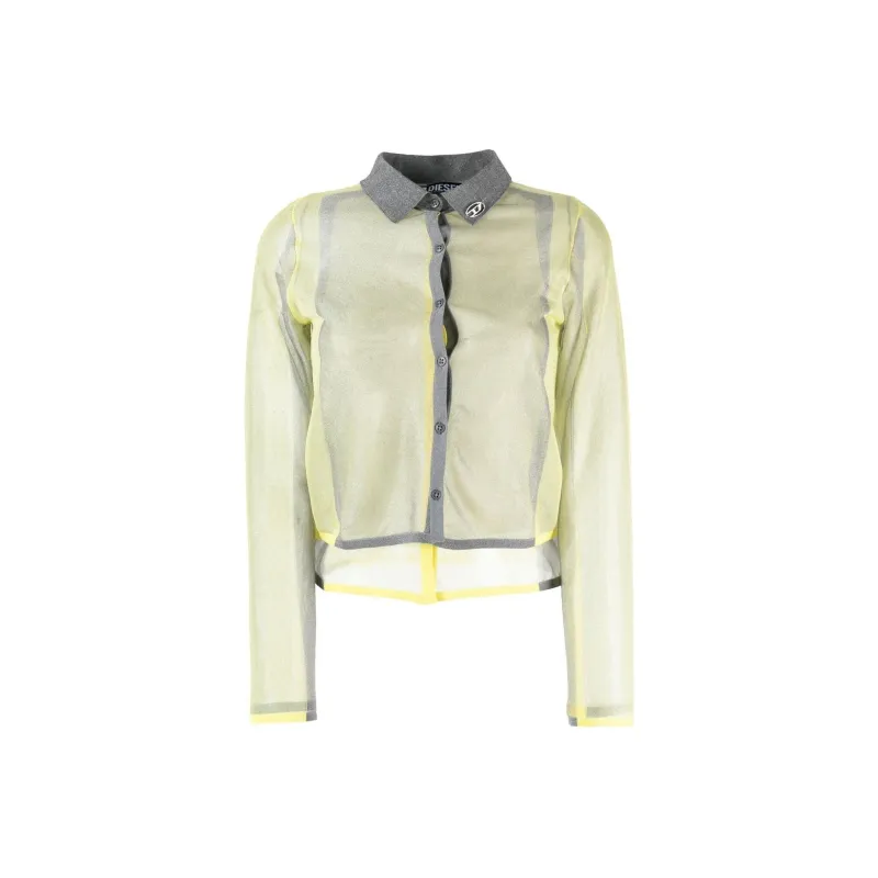 DIESEL Lurex detail Long sleeved Shirt-0