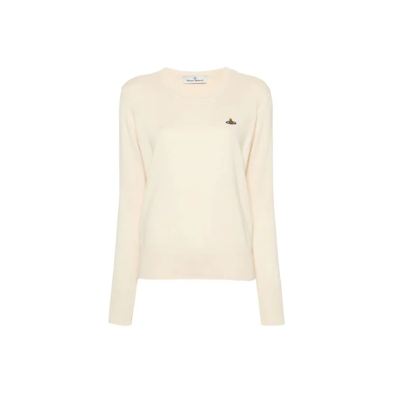 Vivienne Westwood Orb Embroidered Knitted Jumper-0