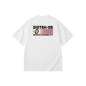 DIDTEK Drop Shoulder Sleeve Short Sleeved T Shirts Unisex